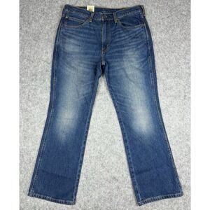 Levi's NWT Men's 537 Western Bootcut Blue Jeans Cowboy Rodeo Size 34x30 Med Wash